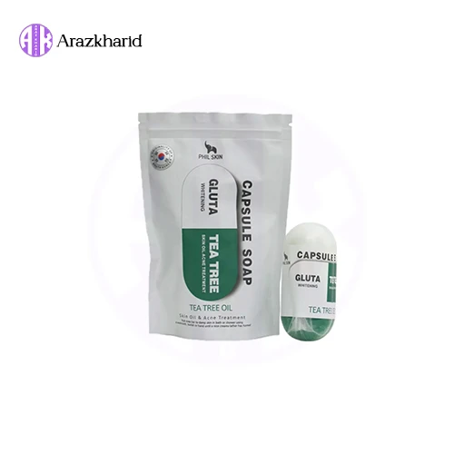 صابون شستشو کاهش دهنده چربی صورت و بدن فیل اسکین مدل Capsule مناسب برای پوست چرب وزن 105 گرم - فروشگاه آراز خرید