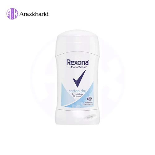 مام صابونی ضد تعریق زنانه رکسونا مدل cotton dry حجم 40 گرم - فروشگاه آراز خرید