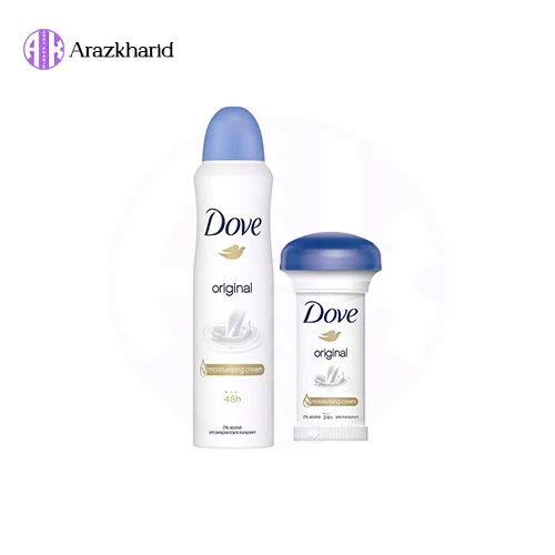 پک 2 عددی داو اورجینال (مام قارچی + اسپری ضد تعریق اورجینال) - فروشگاه آراز خرید