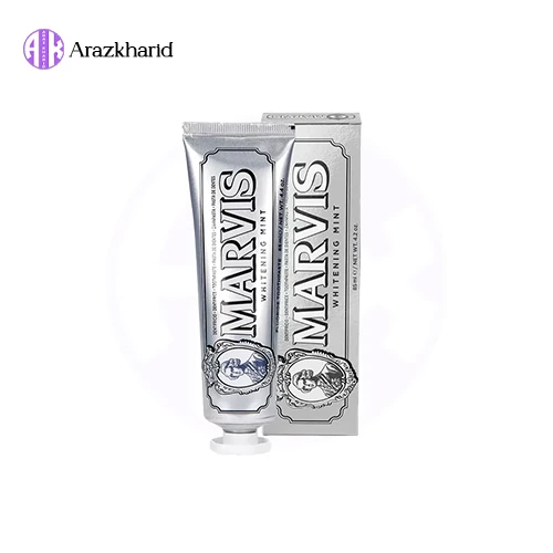 خمیر دندان سفید کننده مارویس MARVIS مدل WHITENING MINT حجم 85 میل - فروشگاه آراز خرید