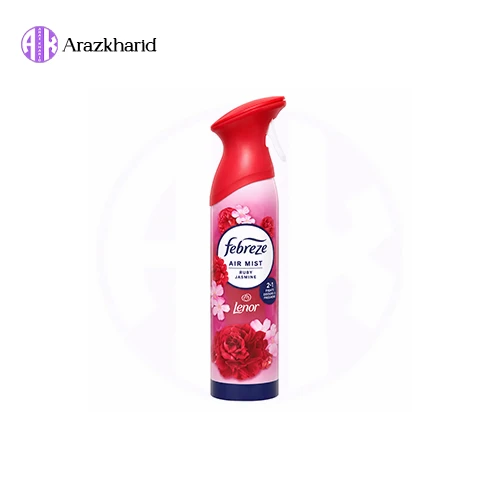 خوشبو کننده هوا فبرز مدل Ruby Jasmine لنور با رایحه یاس قرمز و گل‌های معطر 185 میل - فروشگاه آراز خرید