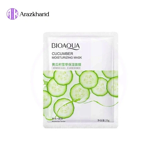 ماسک ورقه ای بیوآکوا خیار 25 گرم - فروشگاه آراز خرید