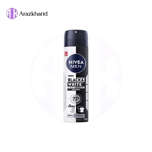 اسپری ضد تعریق مردانه نیوا 150 میل BLACK WHITE - فروشگاه آراز خرید