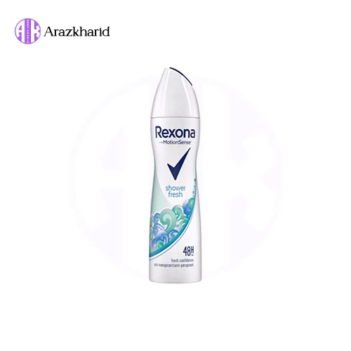 اسپری دئودورانت رکسونا Rexona زنانه مدل Shower Fresh حجم 200 میل - فروشگاه آراز خرید