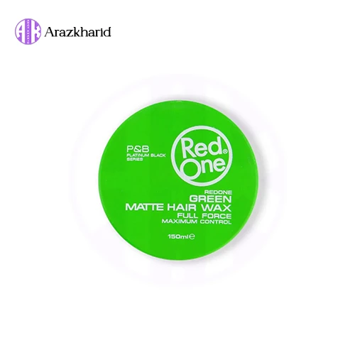 واکس مو مات رنگ سبز ردوان Red One مدل Green حجم 150 میل - فروشگاه آراز خرید