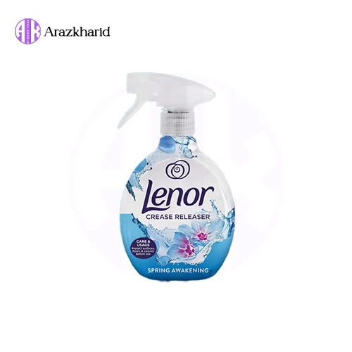اسپری ضد چروک و اتو کننده لباس لنور lenor رایحه Spring Awakening حجم 500 میل - فروشگاه آراز خرید