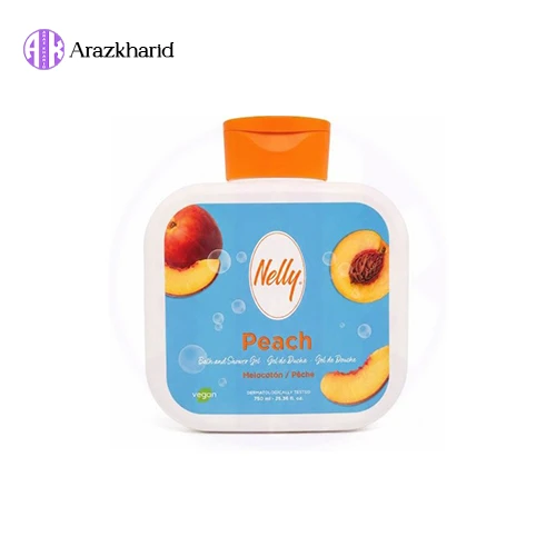 شامپو بدن با رایحه هلو نلی مدل Peach حجم 750 میل - فروشگاه آراز خرید
