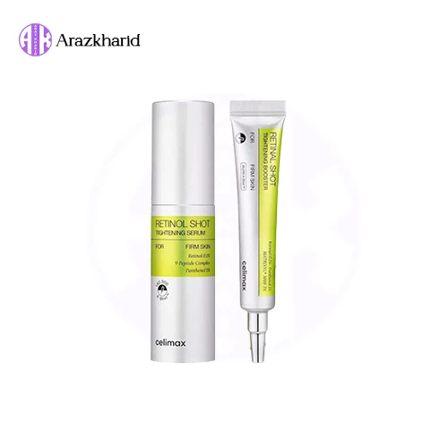 پک ضد چروک رتینول شات سلیمکس Retinal shot Celimax (سرم بوستر رتینال + سرم رتینول) - فروشگاه آراز خرید