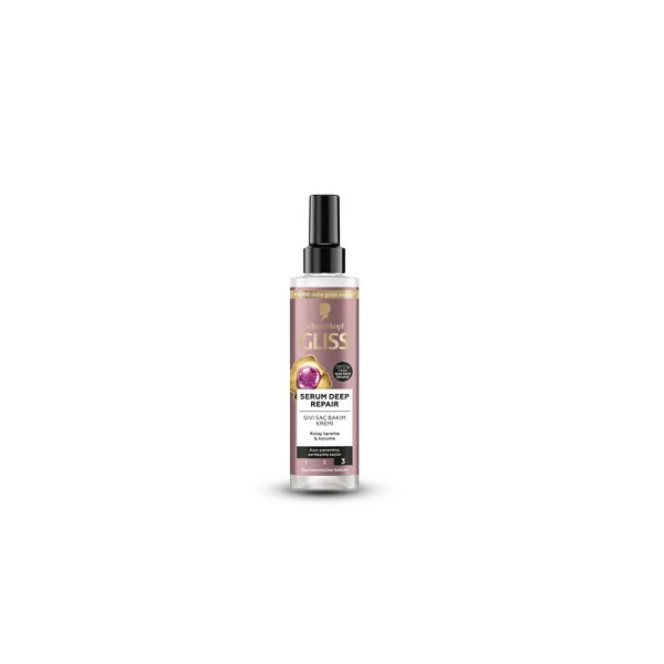 اسپری مو SERUM DEEP REPAIR موهای آسیب دیده و شکننده دوفاز گلیس 200 میل - فروشگاه آراز خرید