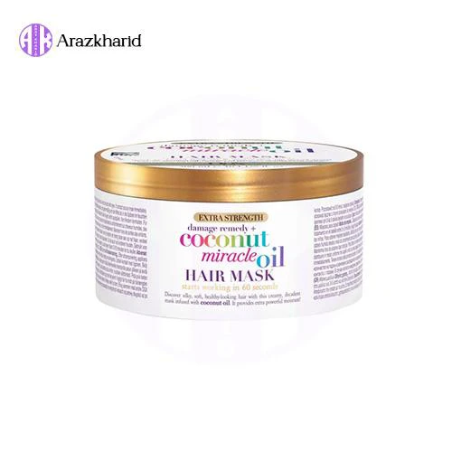 ماسک مو او جی ایکس بدون سولفات روغن نارگیل 300 میل - فروشگاه آراز خرید