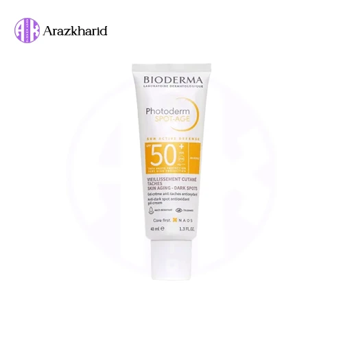 ژل کرم ضد آفتاب فتودرم اسپات بایودرما ضد لک و چروک 40 میلBIODERMA Photoderm Spot-Age - فروشگاه آراز خرید