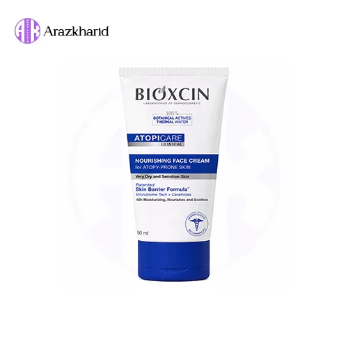 کرم صورت مغذی بیوکسین Atopicare Clinical مناسب پوست خیلی خشک و حساس 50 میلی‌لیتر - فروشگاه آراز خرید