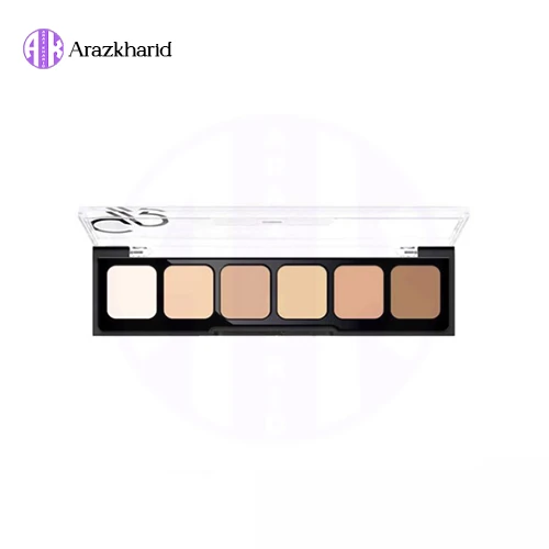 پالت کانسیلر کرمی گلدن رز Golden Rose مدل Light To Medium 01 حجم 6×2 گرم - فروشگاه آراز خرید