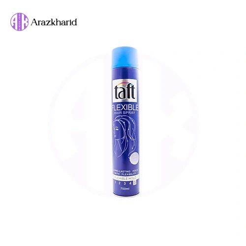 اسپری حالت دهنده مو تافت FLEXIBLE خیلی قوی 750 میل - فروشگاه آراز خرید