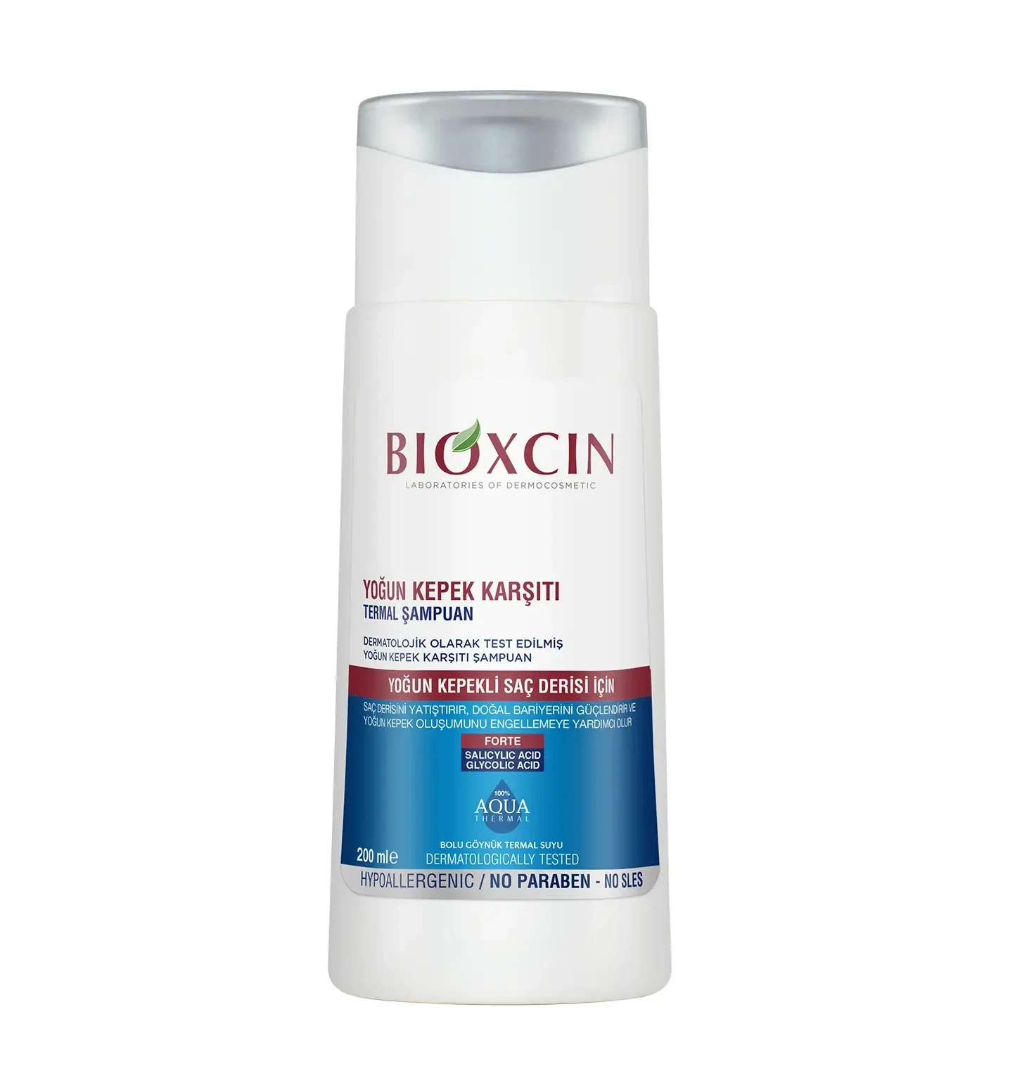 شامپو مو بیوکسین ضد شوره تخصصی فورت Ds مدل آکوا ترمال BIOXCIN AQUA THERMAL حجم 200میل - ارس شاین