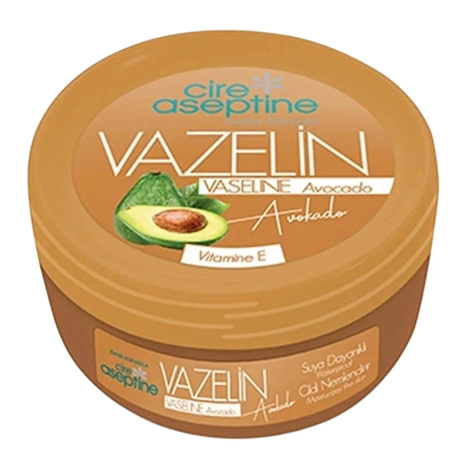 وازلین حاوی ویتامین E سیر آسپتین رایحه آواکادو cire aseptine VASELINE Avocado حجم 200 میلی لیتر - ارس شاین