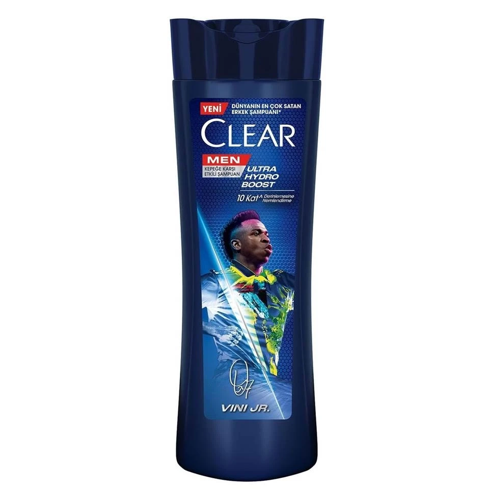 شامپو مو ضد شوره کلیر مردانه اولترا هیدرو بوست (وینی جی ار) CLEAR MEN Ultra Hydro Boost (VINI JR) حجم 350 میلی لیتر - ارس شاین