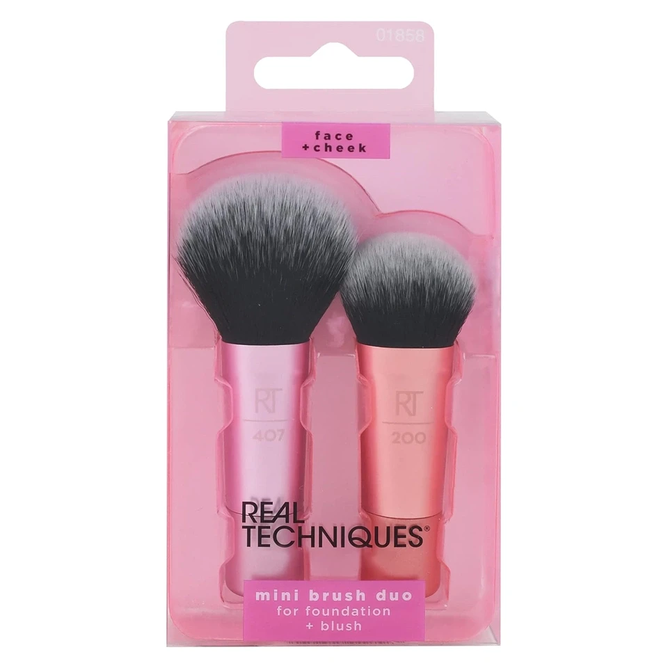براش مینی ریل تکنیک رژ گونه و کرم پودر Real Techniques Mini Brush set - ارس شاین