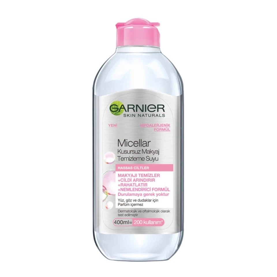 میسلار واتر گارنیر صورتی Garnier Micellar Cleansing Water Pink حجم 400 میلی لیتر - ارس شاین