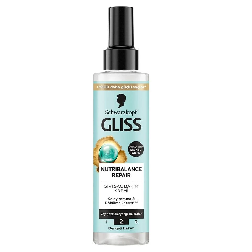 اسپری دو فاز گلیس نوتریبالانس ریپیر Gliss Nutribalance Repair حجم 200 میلی لیتر - ارس شاین