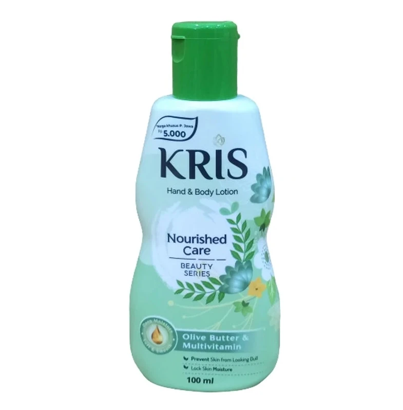 لوسین بدن روغن زیتون و مولتی ویتامینه کریس مدل مراقبت تغذیه شده KRIS Nourished Care Olive Butter حجم 100 میلی لیتر - ارس شاین