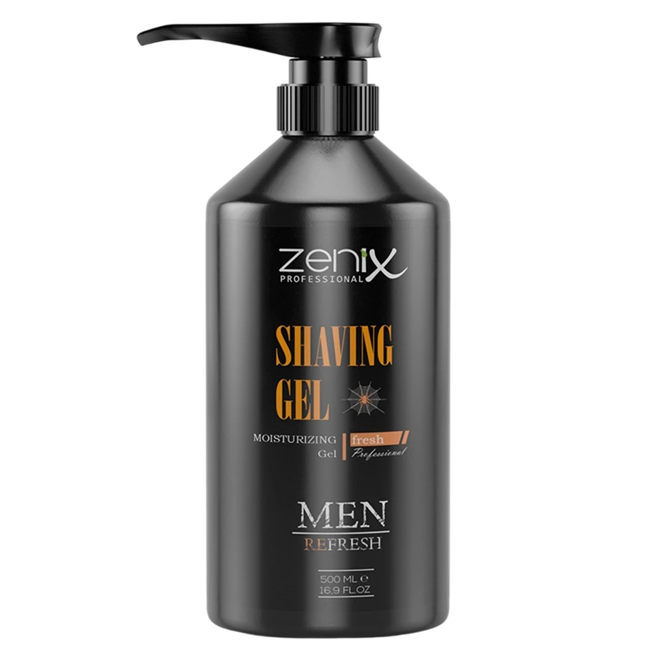 ژل اصلاح زنیکس zenix men series face care shaving gel حجم 500 میلی لیتر - ارس شاین
