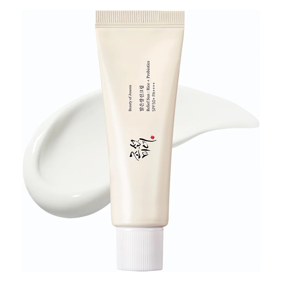 کرم ضد آفتاب سبوس برنج و غلات پروبیوتیک بیوتی آف جوسان (SPF50+ PA++++) BEAUTY OF JOSEON Relief Sun Rice + Probiotics حجم 50 میلی لیتر - ارس شاین