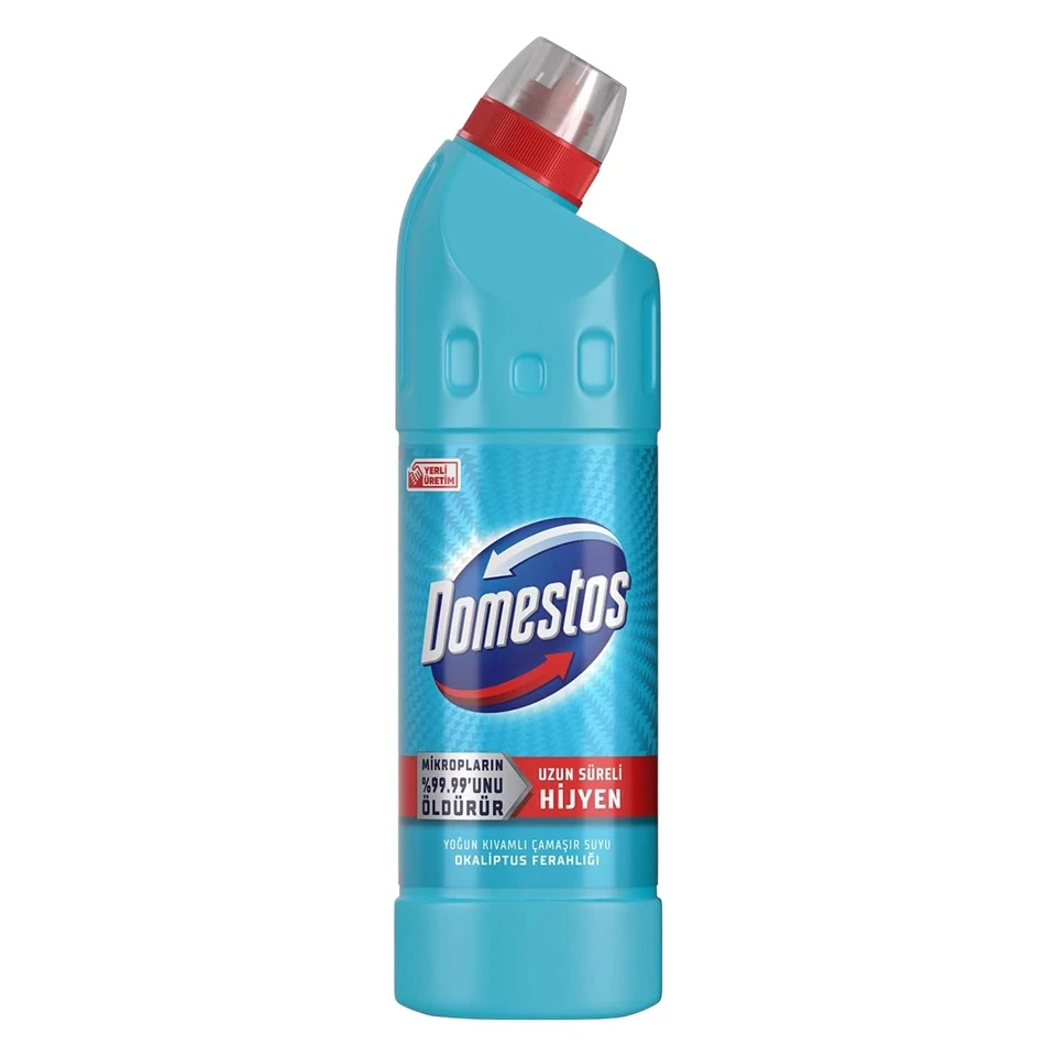مایع سفید کننده و جرمگیر سطوح دامستوس مدل اوکالیپتیوس Domestos OKALIPTUS FERAHLIĞI حجم 750 میلی لیتر - ارس شاین
