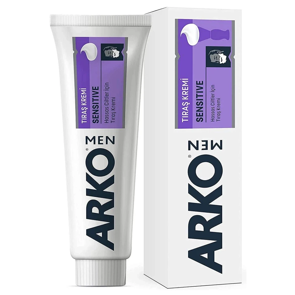 خمیر ریش آرکو مدل حساس ARKO sensetive Shaving Cream وزن 90 گرم - ارس شاین
