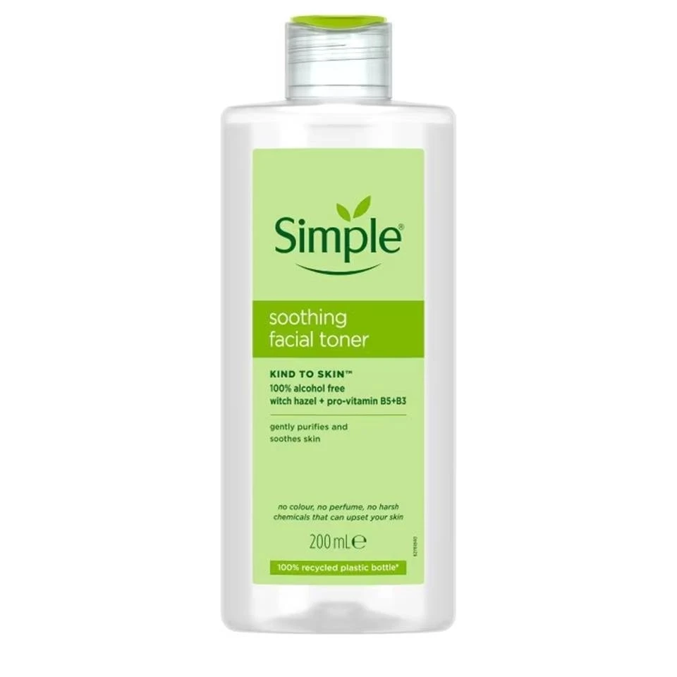 تونر سیمپل Simple Soothing Facial Toner حجم 200 میلی لیتر - ارس شاین