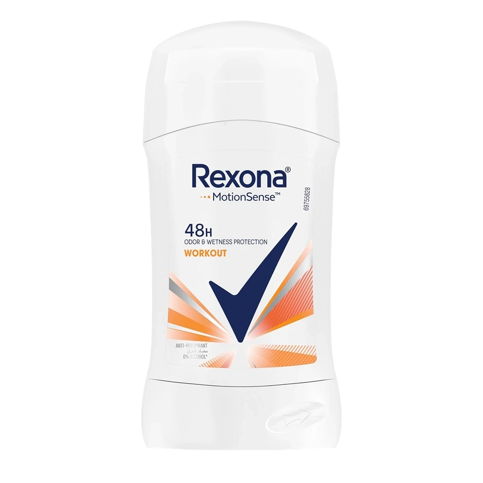 مام استیکی رکسونا زنانه رایحه تمرین پرفشار Rexona workout HI-IMPACT وزن 40 گرم - ارس شاین