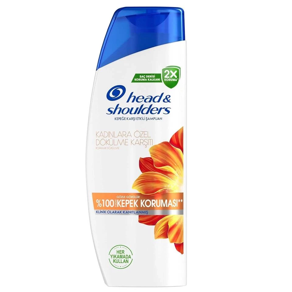 شامپو مو هد اند شولدرز ضد ریزش مخصوص بانوان Head &amp; Shoulders Kadınlara Özel Dökülme Karşıti حجم 330 میلی لیتر - ارس شاین