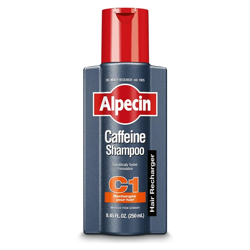 شامپو مو ضد شوره و کافئینه آلپسین سی وان Alpecin Caffeine Shampoo C1 حجم 250 میلی لیتر - ارس شاین