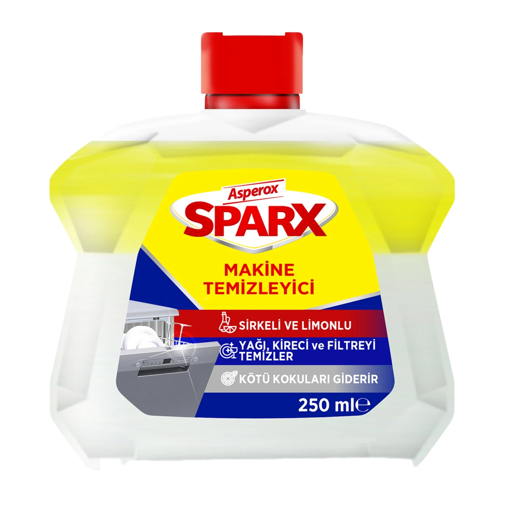 جرم‌گیر ماشین ظرفشویی آسپروکس Asperox MAKINE TEMIZLEYIGI حجم 250 میلی لیتر - ارس شاین
