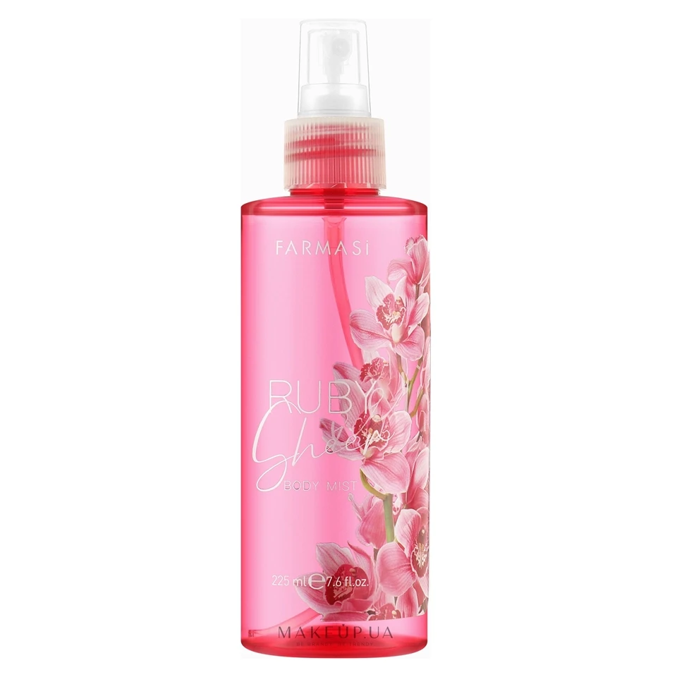 بادی میست فارماسی رایحه یاقوت سرخ Farmasi Ruby Sheer حجم 225 میلی لیتر - ارس شاین