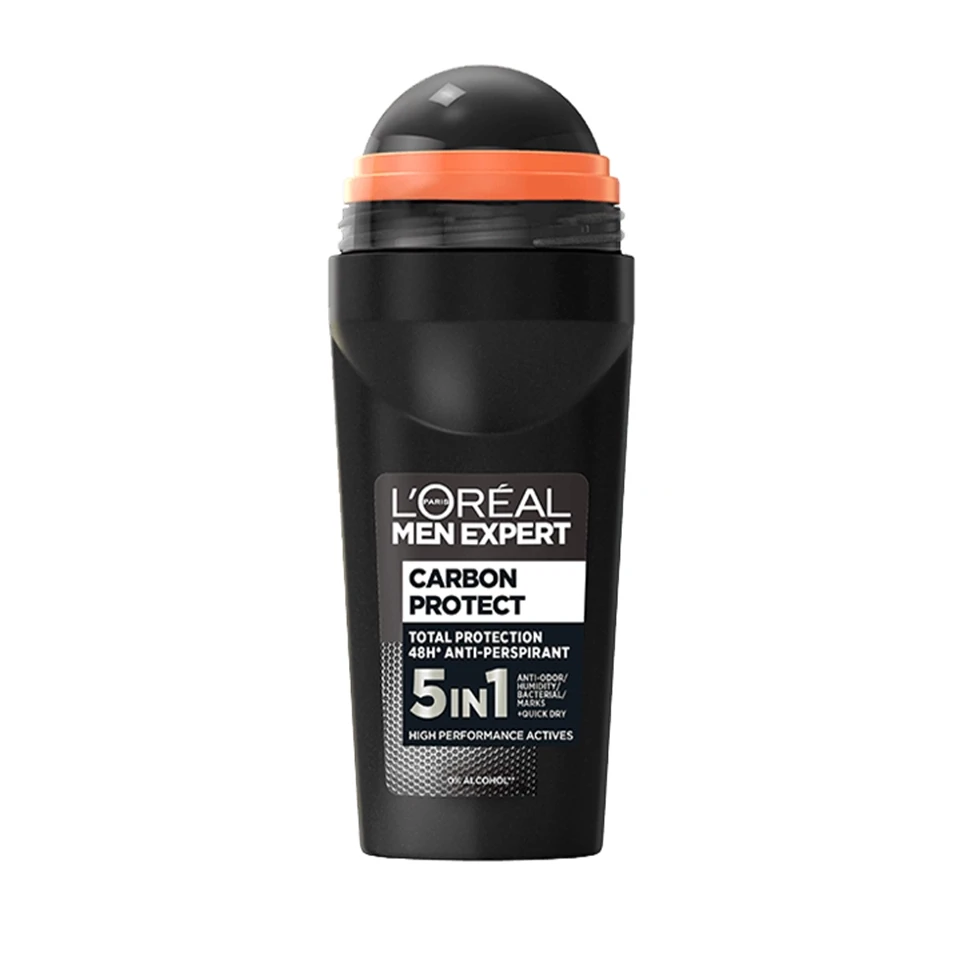 مام رولی مردانه لورآل رایحه محافظ کربنی L'OREAL CARBON PROTECT حجم 50 میلی لیتر - ارس شاین