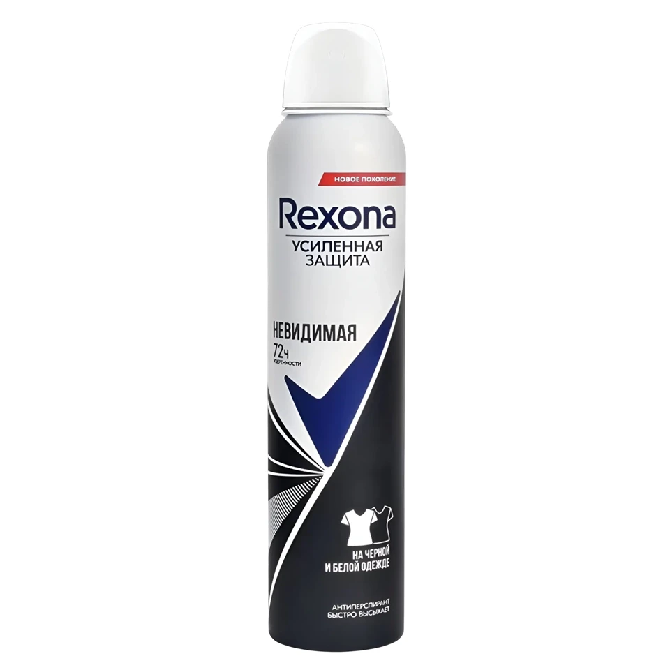 اسپری ضد تعریق 72 ساعته زنانه رکسونا مدل نامرئی Rexona Advanced Invisible Aqua حجم 200 میلی لیتر - ارس شاین