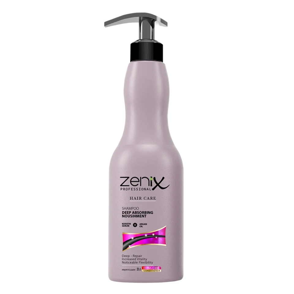شامپو مو آرگان کراتینه زنانه زنیکس مخصوص مراقبت از مو و درمان ریزش مو zenix hair care treatment argan keratin hair shampoo حجم 500 میلی لیتر - ارس شاین