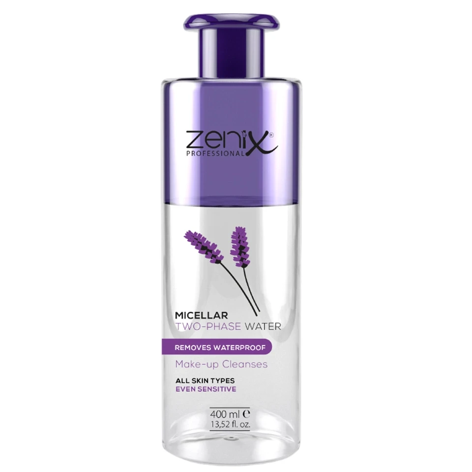 میسلار واتر دو فاز زنیکس zenix micellar water two phase حجم 400 میلی لیتر - ارس شاین