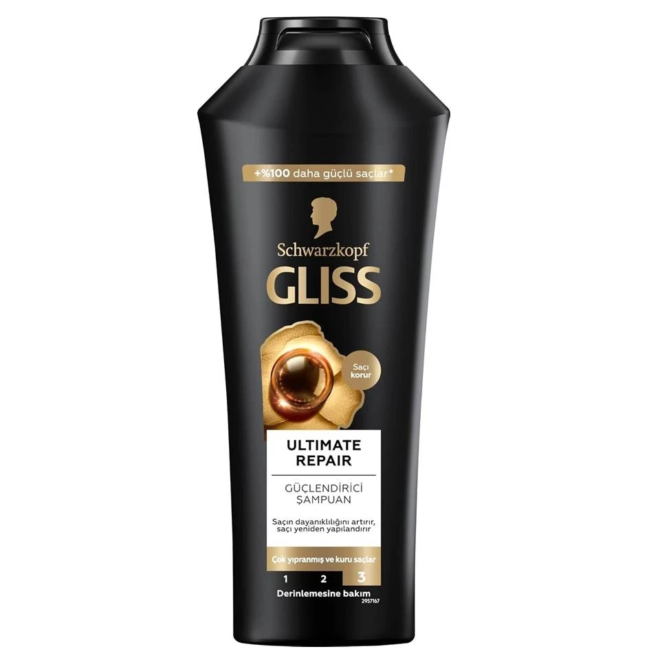 شامپو مو گلیس آلتیمیت ریپیر GLISS ULTIMATE REPAIR حجم 500 میلی لیتر - ارس شاین