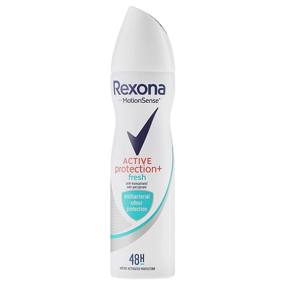 اسپری ضد تعریق 48 ساعته زنانه رکسونا ایتالیا رایحه حفاظت فعال Rexona active protection حجم 200 میلی لیتر - ارس شاین