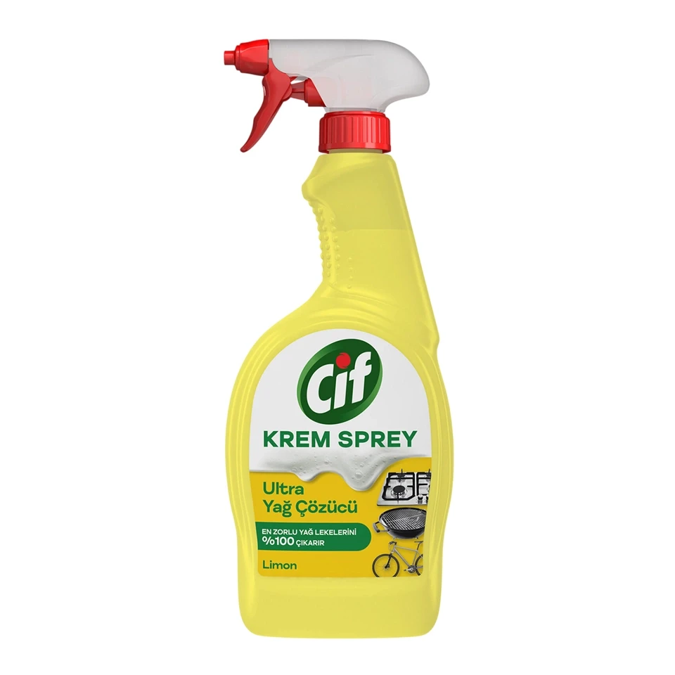اسپری چربی زدا کرمی چند منظوره سیف Cif KREM SPREY Ultra Yağ Çözücü حجم 750 میلی لیتر - ارس شاین