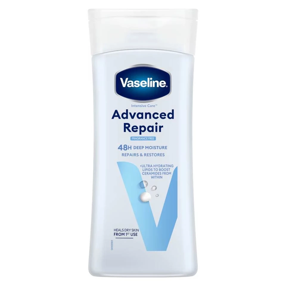 لوسیون بدن وازلین مدل ترمیم پیشرفته Vaseline Advanced Repair حجم 200 میلی لیتر - ارس شاین