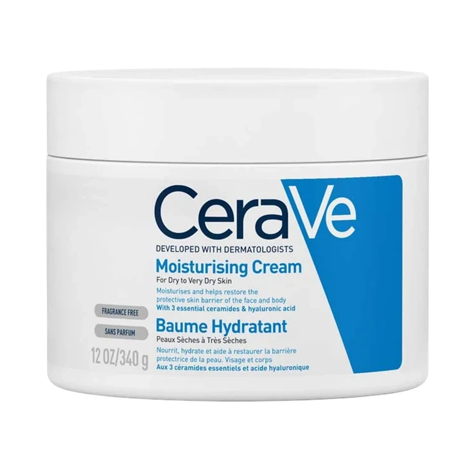 آبرسان و مرطوب کننده پوست خشک تا نرمال سراوی‌ CeraVe Moisturising Cream وزن 340 گرم - ارس شاین