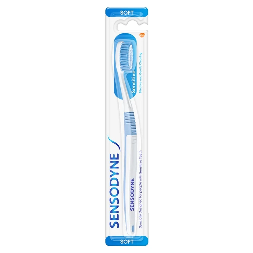 مسواک سنسوداین فرچه نرم مدل سنستیو SENSODYNE SENSITIVE - ارس شاین