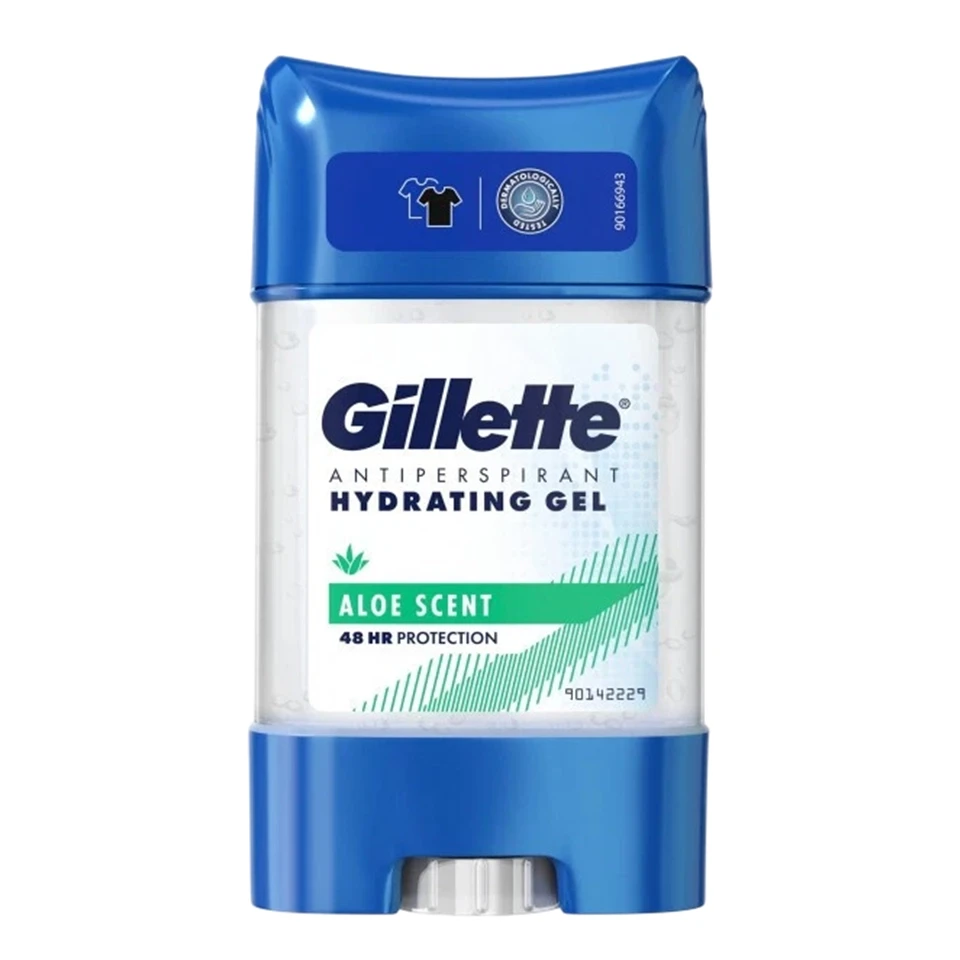 مام ضد تعریق ژله ای ژیلت 48 ساعته رایحه آلوئه‌ورا Gillette ALOE SCENT حجم 70 میلی لیتر - ارس شاین