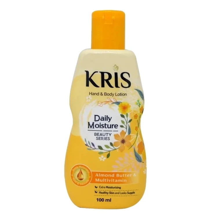 لوسین بدن روغن بادام و مولتی ویتامینه کریس مدل رطوبت روزانه KRIS Daily Moisture Almond Butter حجم 100 میلی لیتر - ارس شاین