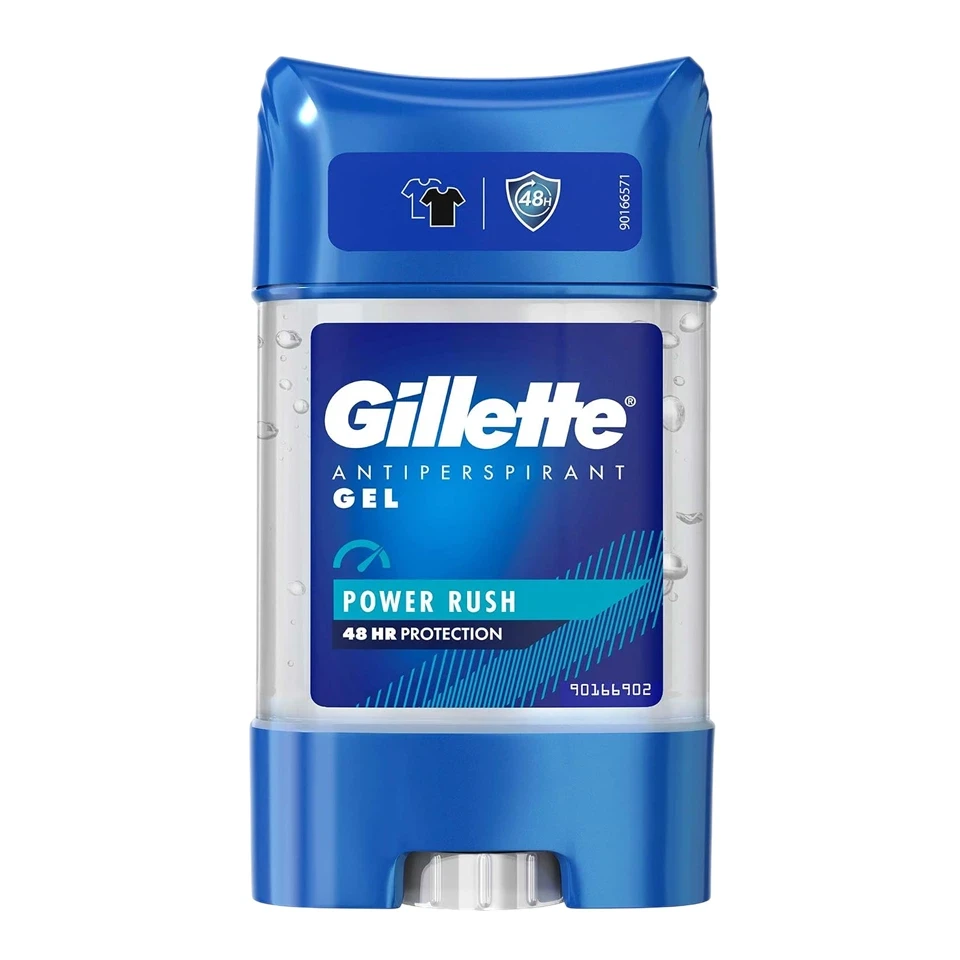 مام ضد تعریق ژله ای ژیلت 48 ساعته رایحه هجوم قدرت Gillette POWER RUSH حجم 70 میلی لیتر - ارس شاین
