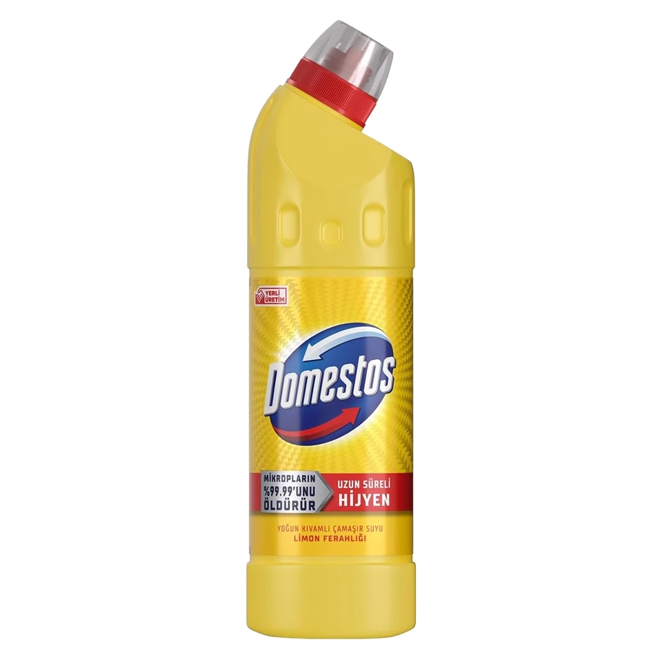 مایع سفید کننده و جرمگیر سطوح دامستوس مدل لیمویی Domestos LIMON FERAHLIĞI حجم 750 میلی لیتر - ارس شاین