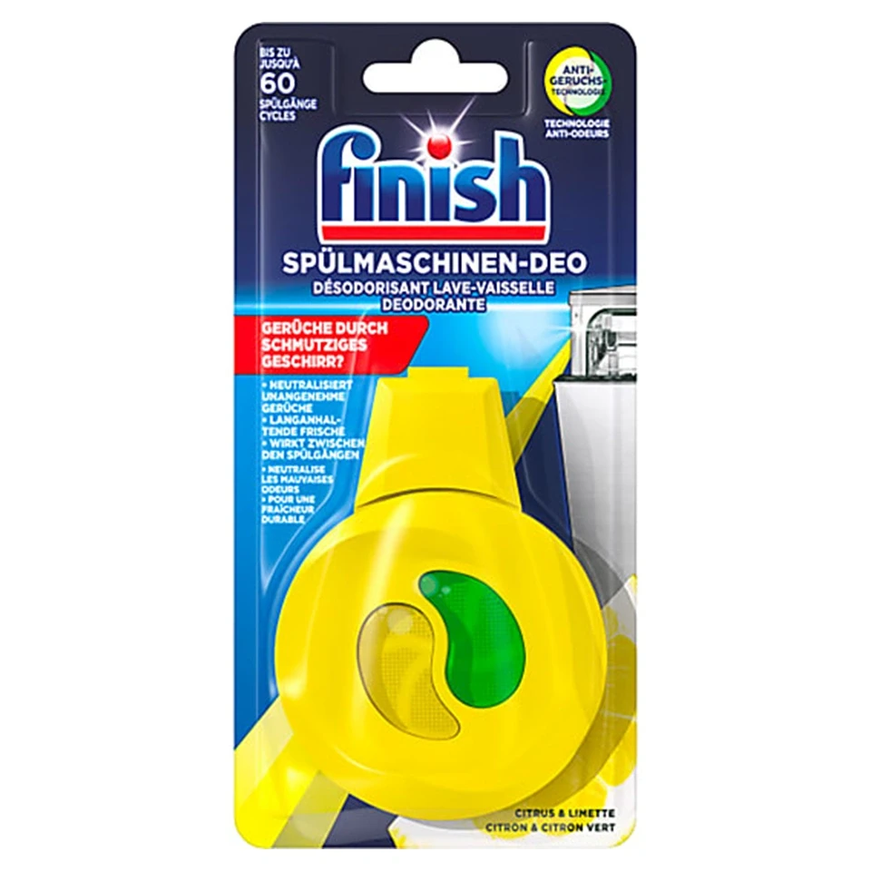 خوشبوکننده و بوگیر ماشین ظرفشویی فینیش رایحه لیمویی finish SPÜLMASCHINEN-DEO - ارس شاین